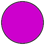 Purple/purpure circle