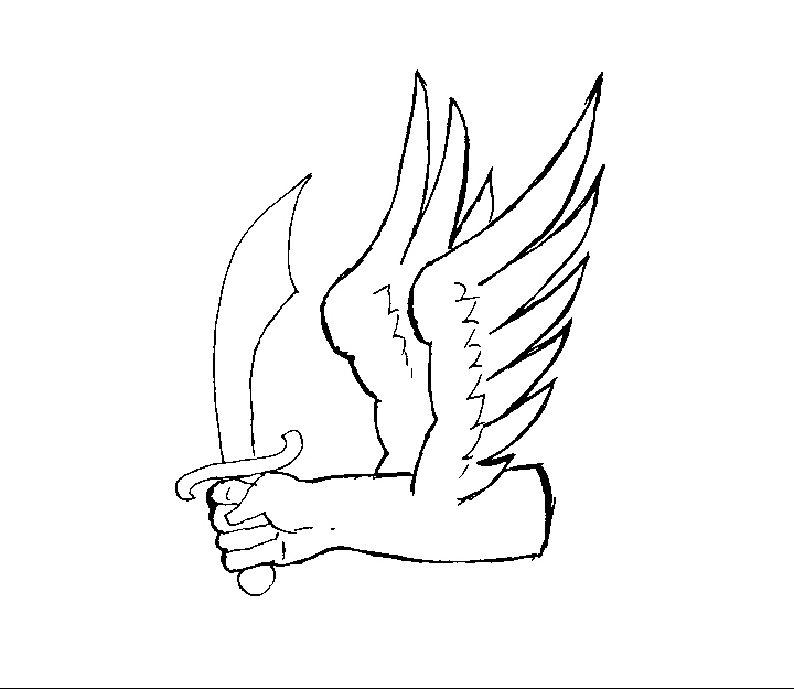 winged hands/claws